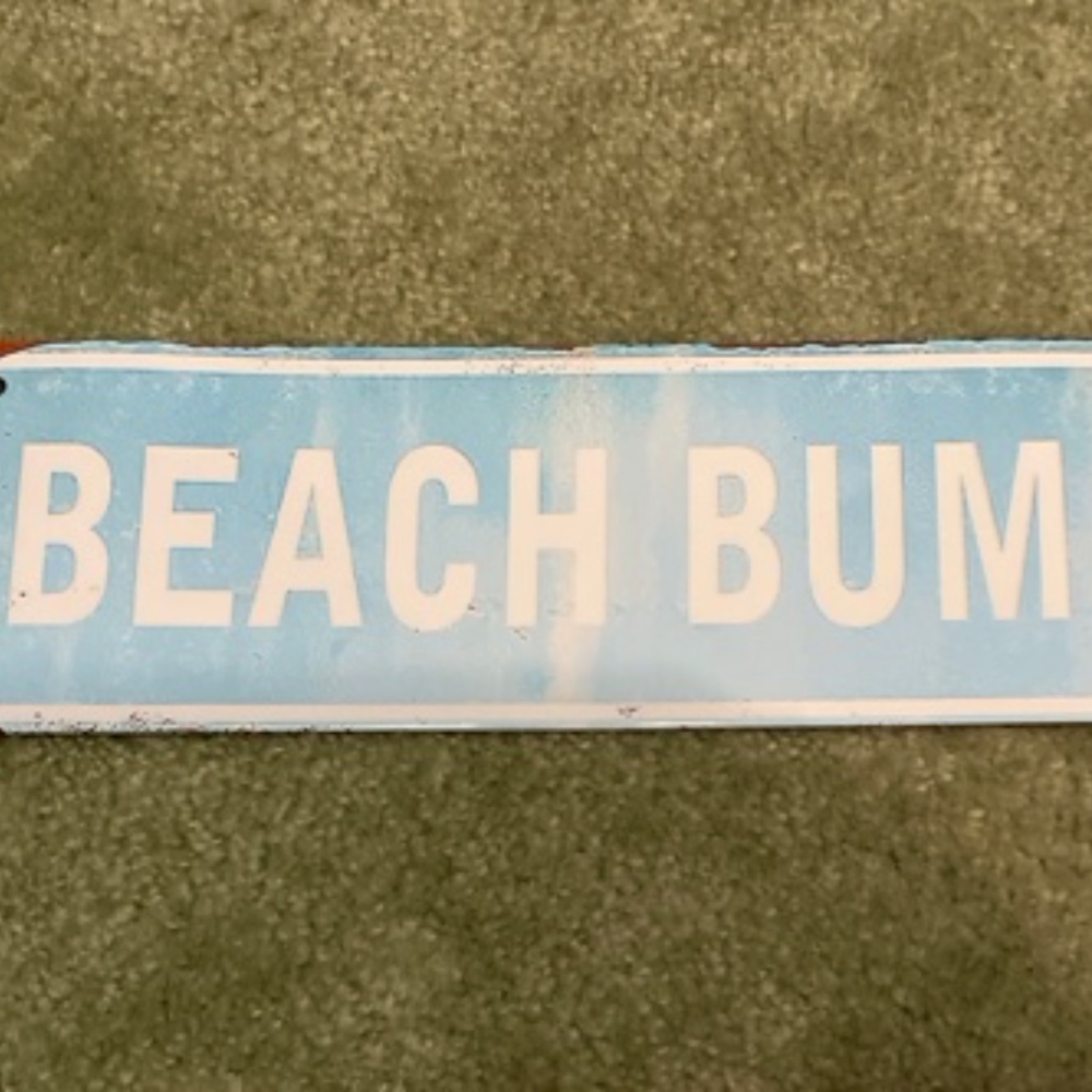 Beach Bum Blvd Sign!